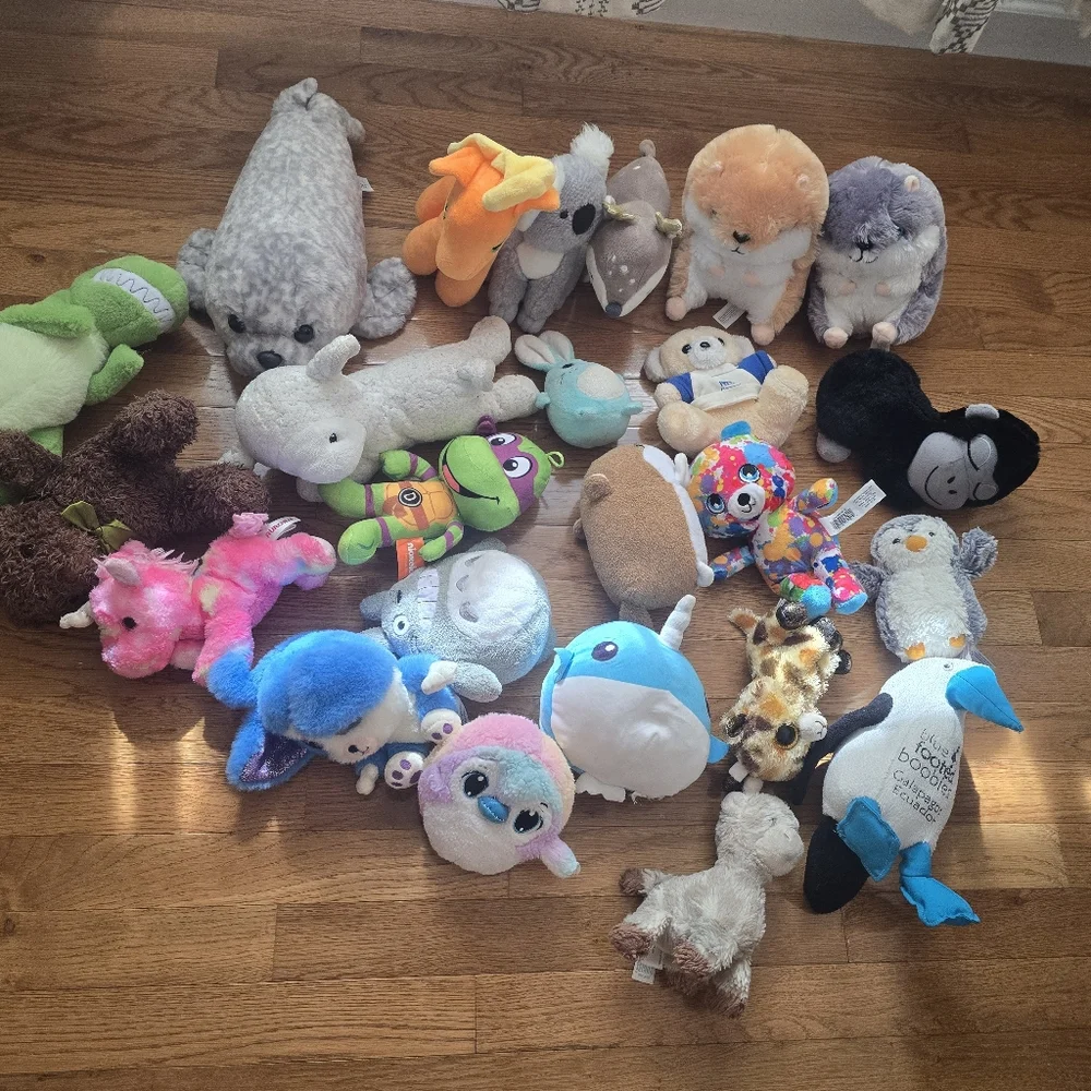 Assorted Plush Toy Collection